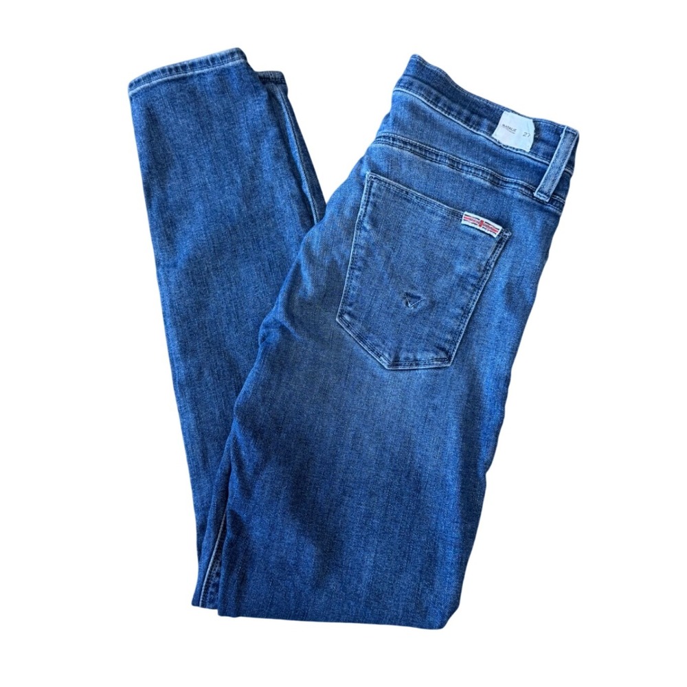 Hudson Natalie Super Skinny Jeans Button Fly Dark Wash Denim Size 27